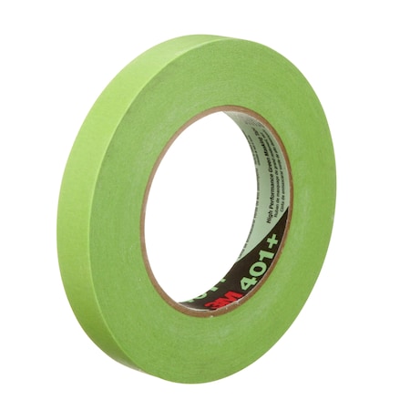 3M Masking Tape, 3/4x60 yd., Green, PK48, 3/4" W x 60 yds. L, Green, 48 PK T934401